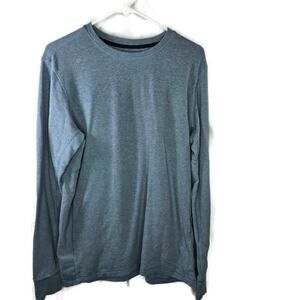 Men's The Northface Heathered Blue Long Sleeve Top Size Large